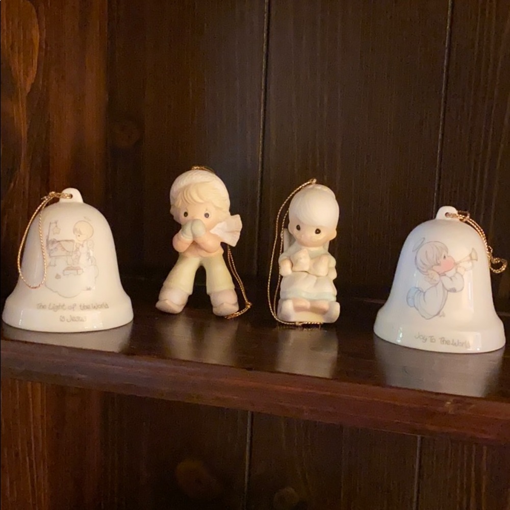 Precious Moments Christmas Ornament Bundle